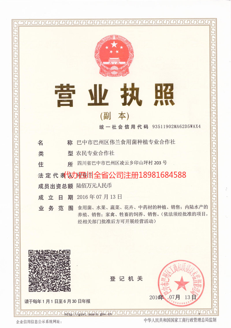 汨罗汨罗伟兰食用菌种植专业合作社